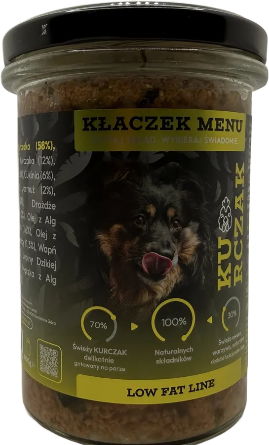 Słoik Kłaczek Menu Kurczak, 400 g
